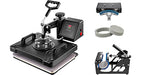 Amocart 5 6 8 in 1 Heat Press Machine T shirt Heat Transfer Printer Muntifunctional Sublimation Mug/Latte Mug/Hat/Plate/Bottle