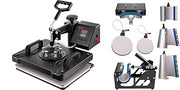 Bild in Galerie-Viewer laden, Amocart 5 6 8 in 1 Heat Press Machine T shirt Heat Transfer Printer Muntifunctional Sublimation For Mug/Latte Mug/Plate/Bottle
