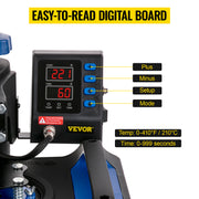 Load image into Gallery viewer, Amocart Heat Press Machine 12 x 15 /15x15 Inches Fast Heating 360 Swing Away Digital Sublimation T-shirt Vinyl Transfer Printer
