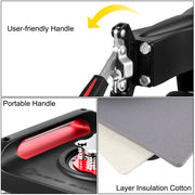 Charger l'image dans la visionneuse de galerie, Amocart 5/8in1 15x15"/12x15"Dual-tube Heating Insulation Cotton Heat Press Sublimation Machine 360°Swing Design for Tshirts Etc
