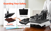Load image into Gallery viewer, Amocart 15x15 inch Heat Press Heat Press Machine Fast Even Heating High Pressure Digital Industrial-Quality Sublimation Printer
