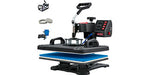 Amocart Heat Press 5 in 1 Heat Press Machine 12 x 15in Clamshell Sublimation Transfer Printer Digital Temperature Control