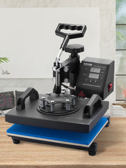 Bild in Galerie-Viewer laden, SucceBuy 12x10 In Dual Digital Heat Press Machine 650W Swing Away 360 Degree Rotation Transfer Sublimation Printing for T-Shirt
