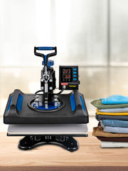 Charger l'image dans la visionneuse de galerie, SucceBuy Heat Press Machine 12 x 15 /15x15 Inches Fast Heating 360 Swing Away Digital Sublimation T-shirt Vinyl Transfer Printer
