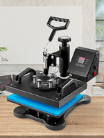 Amocart 12x10Inch Dual Digital Heat Press Machine 650W Swing Away 360 Degree Rotation Transfer Sublimation Printing for T-Shirt