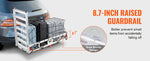 Amocart 47/53/60 in Hitch Cargo Carrier 400/500lb Capacity Trailer Hitch Mount Aluminum Cargo Basket for Truck Pickup Camping