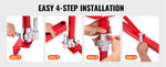 SucceBuy Electric Hoist Support Arm Swing Holder with Pole Steel Hoist Frame 180° Scaffold Winch Lifting Arm for Workshop Garage