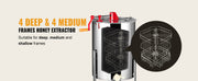 Load image into Gallery viewer, Amocart Honey Extractor 4/8 2/4 Frame Electric Stainless Steel Honeycomb Spinner Crank Honey Centrifuge Beekeeping Equipment
