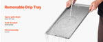 SucceBuy Hot Dog Roller Stainless Steel Sausage Grill Cooker Hot Dog Machine with Bun Warmer Cover 3 Temp Control for Commercial