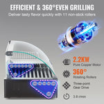 Amocart  5/7/11 Commercial Hot Dog Roller Electric Sausage Maker Barbecue Grill Machine for Camping Party Home Appliance 110V