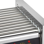 Amocart 5/7/11 Rods Commercial Hot Dog Roller Electric Sausage Maker Barbecue Grill Machine for Camping Party Home Appliance