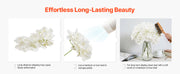 Charger l'image dans la visionneuse de galerie, Amocart Artificial Flowers Real Looking White Silk Fake Hydrangea Bulk Faux Bridal Shower with Stem for DIY Wedding Bouquets
