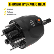 Charger l'image dans la visionneuse de galerie, Amocart Hydraulic Boat Steering Kit 300HP Hydraulic Steering Kit Helm Pump/Cylinder/Wheel 18ft Hose Hydraulic Steering Seal Kit
