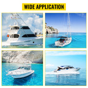 Charger l'image dans la visionneuse de galerie, Amocart Hydraulic Boat Steering Kit 300HP Hydraulic Steering Kit Helm Pump/Cylinder/Wheel 18ft Hose Hydraulic Steering Seal Kit
