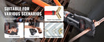 Amocart Copper Pipe Crimping Tool Hydraulic Driven Press Tool with 3/8" 1/2" 5/8" 1" Jaws for ASTM F1807 Pex Pipe Copper Ring