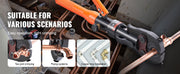 Bild in Galerie-Viewer laden, SucceBuy Copper Pipe Crimping Tool, Hydraulic Press Tool Copper Tube Fittings Pipe Crimpers for Narrow Spaces and Tee Fittings
