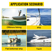 Charger l'image dans la visionneuse de galerie, Amocart Hydraulic Steering Cylinder 150HP HC4645H Front Mount Hydraulic Outboard Marine Steering Cylinder Fit for Boat Steering
