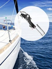 Charger l'image dans la visionneuse de galerie, Amocart Hydraulic Steering Cylinder 150HP HC4645H Front Mount Hydraulic Outboard Marine Steering Cylinder Fit for Boat Steering
