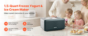Load image into Gallery viewer, Amocart Automatic Ice Cream Maker w/Built-in Compressor 1.5QT No Pre-freezing Gelato Make Stainless Steel Electric Sorbet-Maker
