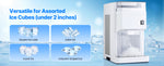 SucceBuy Commercial Ice Shaver Machine 1.8L 300W Premium Motor Stainless Blades for Bar Mixing Seafood Preservation Home Party