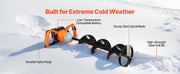 Charger l'image dans la visionneuse de galerie, SucceBuy Electric Ice Auger Cold-Resistant 2 in 1 Cordless Ice Fishing Augers and Earth Auger with 8" Ices &amp; Earth Drill Bit
