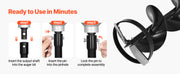 Load image into Gallery viewer, Amocart Electric Ice Auger Cold-Resistant 2 in 1 Cordless Ice Fishing Augers and Earth Auger with 8" Ices &amp; Earth Drill Bit
