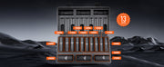Bild in Galerie-Viewer laden, Amocart 1/2" 3/8" Drive Impact Socket Set 13/23/33/34/48/65/90PCs SAE Metric Cr-V/Cr-Mo Socket Set 6 Point Alloy Steel Repair
