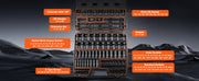 Load image into Gallery viewer, SucceBuy 90PCs 3/8" Drive Impact Socket Set SAE 1/4"-3/4" and Metric 6-19mm Socket Set 6 Point Cr-Mo Alloy Steel for Auto Repair
