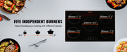 Load image into Gallery viewer, Amocart 5 Burners 30/36 Inch Electric Induction Cooktop Stove Hob Built-in Burner Cooker Sensor Touch Control Magnetic Cooker
