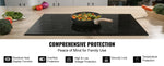 Amocart 5 Burners 30/36 Inch Electric Induction Cooktop Stove Hob Built-in Burner Cooker Sensor Touch Control Magnetic Cooker