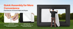 Amocart 14/15/16/18/20 FT Inflatable Projector Screen with 120W Air Blower Projector Screen for Outdoor Theater Theme Party