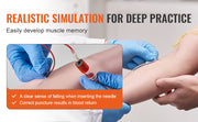 Load image into Gallery viewer, Amocart Phlebotomy Practice Kit IV Venipuncture Intravenous Training Kit w/ Carrying Bag Practice IV Skills for School Students
