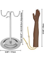 Charger l'image dans la visionneuse de galerie, Amocart Intravenous Practice Arm Kit PVC High Simulation Nurse Blood Drawing Practice Injection Model Arms Medical Kit School
