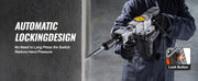 Charger l'image dans la visionneuse de galerie, Amocart Electric Heavy Demolition Jack Hammer 1400W 2pcs Chisels Bits Chipping with Case 2900 BPM Concrete Breaker Gloves Black
