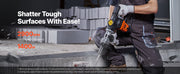 Load image into Gallery viewer, Amocart 1400W Demolition Jack Hammer Electric Jackhammer Heavy Duty 2900 BPM Concrete Breaker 2pcs Chisels Bits Chipping
