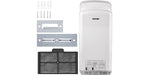 Amocart Hand Dryer Machinery Automatic High-speed Jet Double-sided Secure Robust Material Blade for Washroom Multicolor