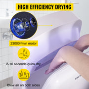 Bild in Galerie-Viewer laden, SucceBuy Hand Dryer Machinery Automatic High-speed Jet Double-sided Secure Robust Material Blade for Washroom Multicolor
