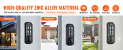 Load image into Gallery viewer, Amocart Mechanical Keyless Entry Door Lock 14 Digit Keypad Outdoor Gate Door Locks Set with Surface-mounted Latch Door Lock
