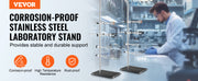 Charger l'image dans la visionneuse de galerie, Amocart Lab Stand Support Laboratory Retort 2 Sets Steel Lab Stand 23.6" Rod Includes Flask Clamps Burette Clamps&amp;Cross Clamps

