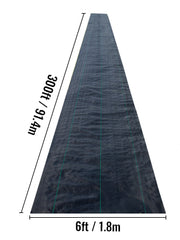 Charger l'image dans la visionneuse de galerie, SucceBuy Landscape Fabric 6ftx300ft Geotextile Fabric Durable Heavy Duty 1.5oz Ground Cover Woven For Commercial Greenhouse Yard
