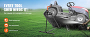 Load image into Gallery viewer, SucceBuy Lawn Mower Lift with Hydraulic/Threaded jack, 500/880 Lbs Adjustable Movable Lawn Lifter for Lawn Mower  Garden Tractor
