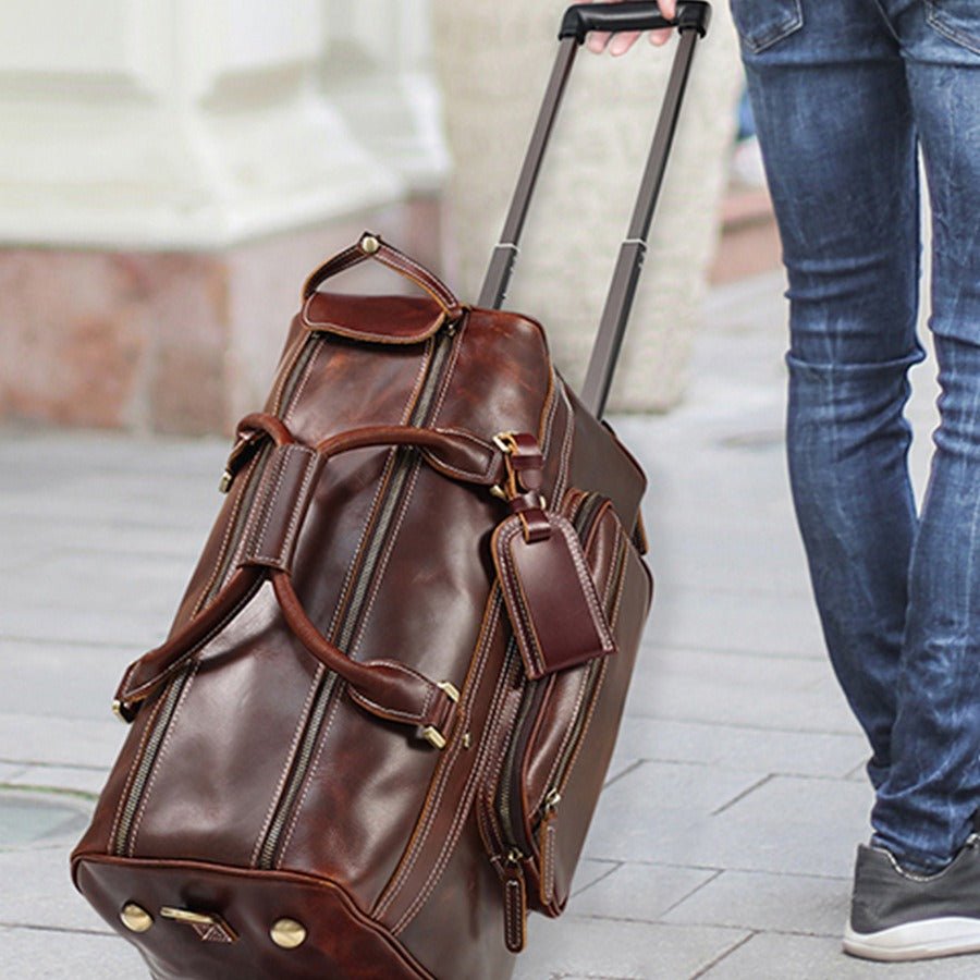 Leather Retro Portable Travel Bag For Men - AMOCARTed6d1b68b0d085b6d1e27fad0fb3cf39