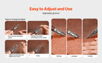 Amocart 38/59/61/72/92PCs Leather Working Tools Kit Leather Craft Tools Storage Bag Engraving Punching Sewing Stamping Tools