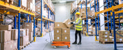 Bild in Galerie-Viewer laden, SucceBuy Hydraulic Lift Table 500lbs Capacity 47.2" Lifting Height Double Scissor Lift Table Cart with Wheels for Transportation
