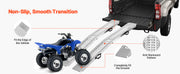 Load image into Gallery viewer, SucceBuy 1000lbs Steel Ramps 2Pcs Ramps with Wider Ramp Surface Universal Stable Loading Ramp with Handles Fit for ATV UTV Motor
