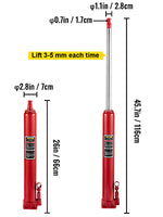 Amocart Hydraulic Jack 3/4/8/12 Ton Car Hydraulic Long Ram Jack Manual Engine Lift Hoist Cherry Picker Mechanical Workshop Tool