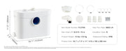 Charger l'image dans la visionneuse de galerie, Amocart Macerator Pump 500W/700W/900W/1200W Waste Water Disposal Upflush Machine for Toilet, Basement, Shower, Laundry, Bathtub
