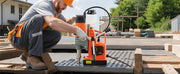 Load image into Gallery viewer, Amocart Magnetic Drill Press Portable Mag Drill Press Adjustable Speed for Metal Surface Industrial and Home Improvement Orange
