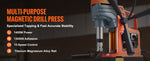 Amocart 1300W 1400W 2" Electric Drilling Machine Magnetic Drill Press Boring Diameter Power Drill 810 PRM Drill
