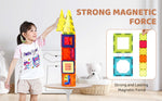 Amocart 55pcs Magnetic Building Blocks Construction Set Magnet Tiles Children Montessori Educational Game Toys for Kids Gifts